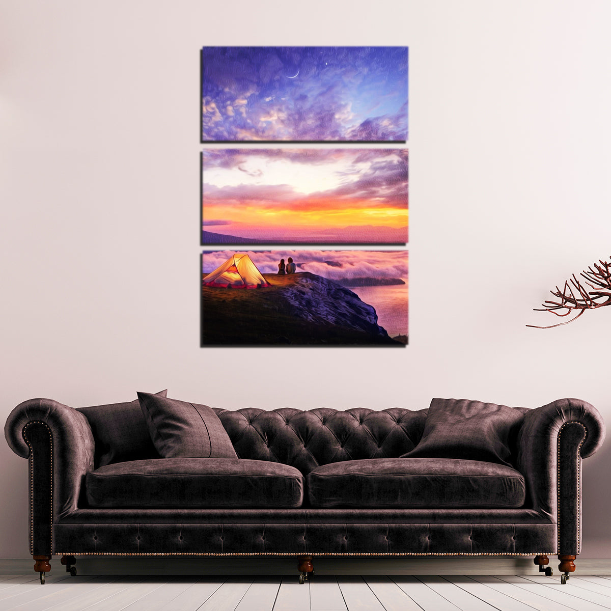 Cliff Tent Wall Art