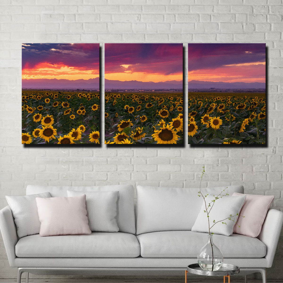 Colorado Sunflowers Canvas Set