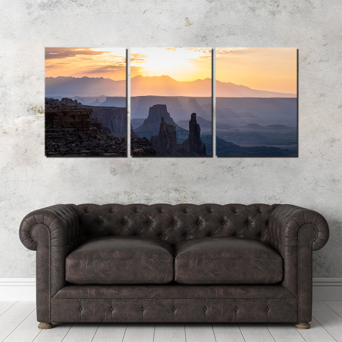 Colored Canyons Wall Art