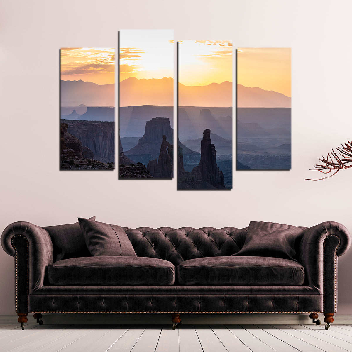 Colored Canyons Wall Art