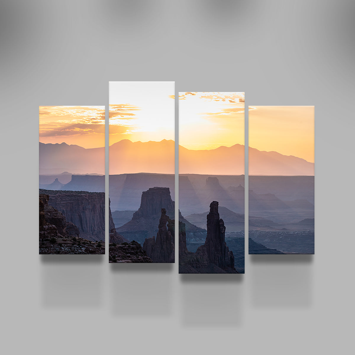 Colored Canyons Wall Art