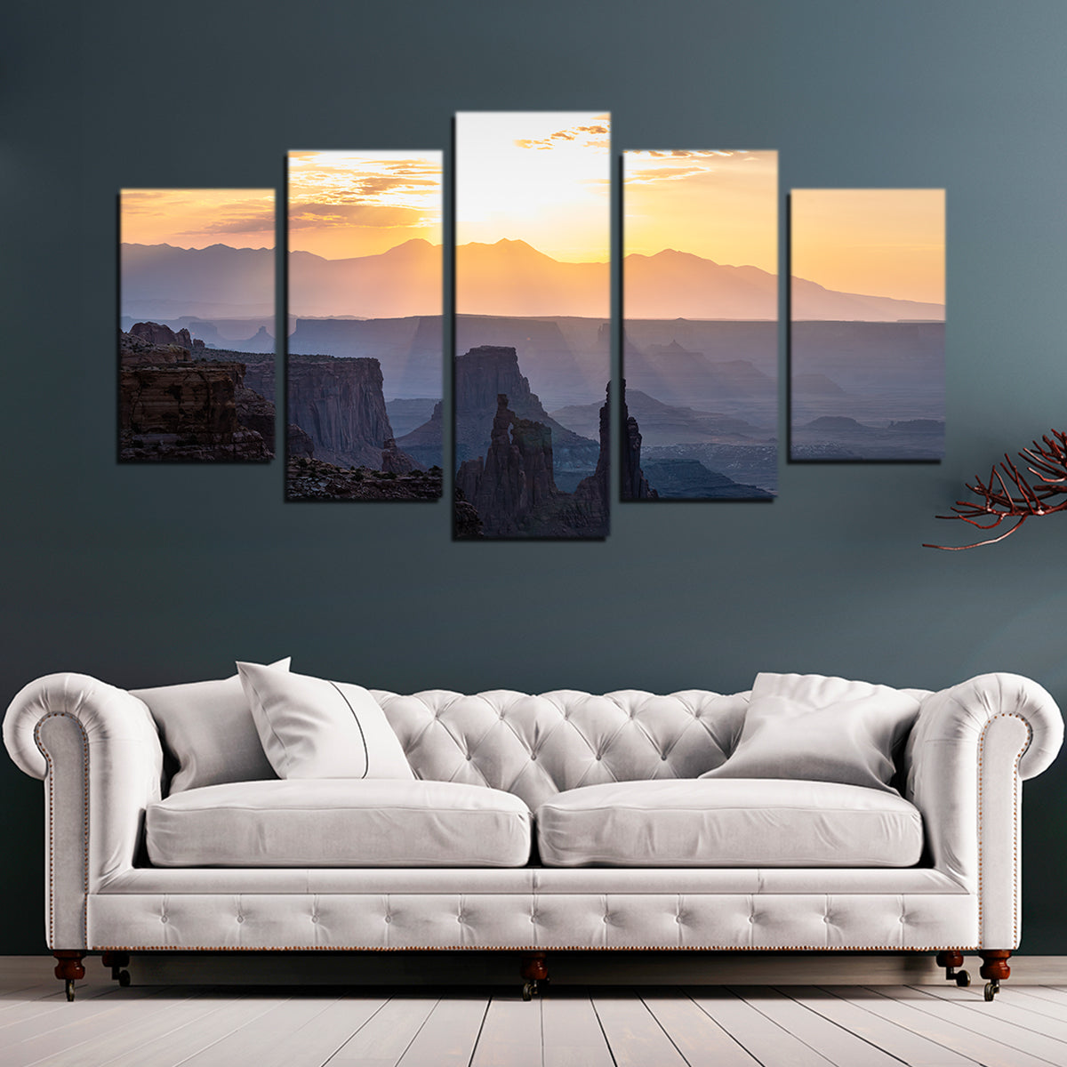 Colored Canyons Wall Art
