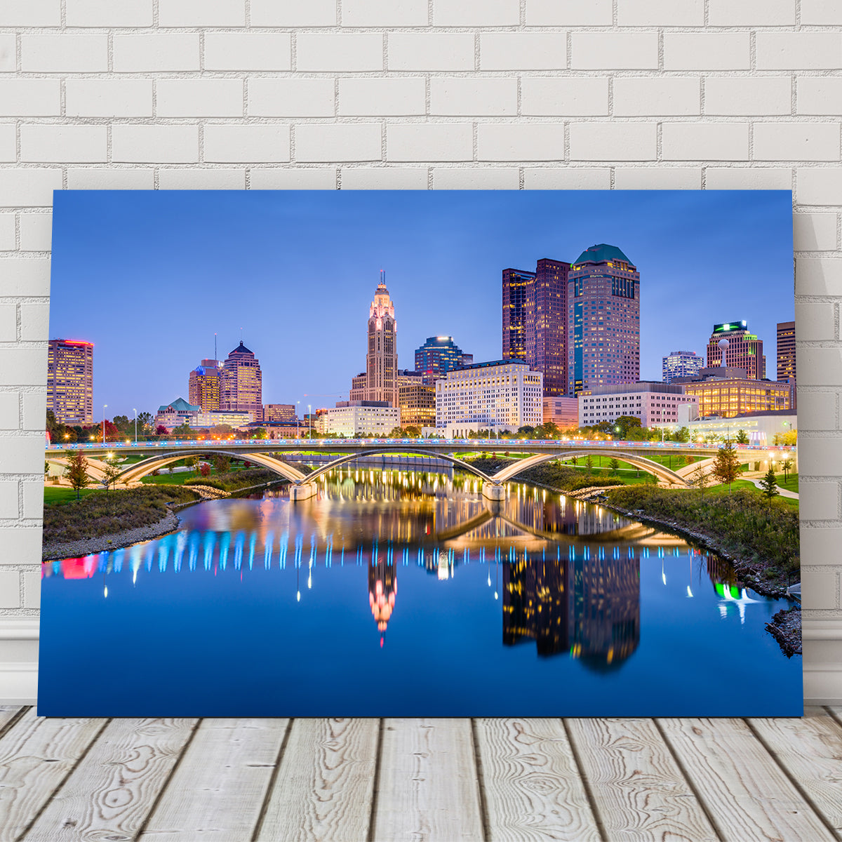 Columbus Skyline Wall Art