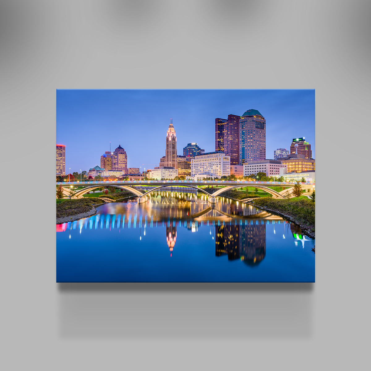 Columbus Skyline Wall Art