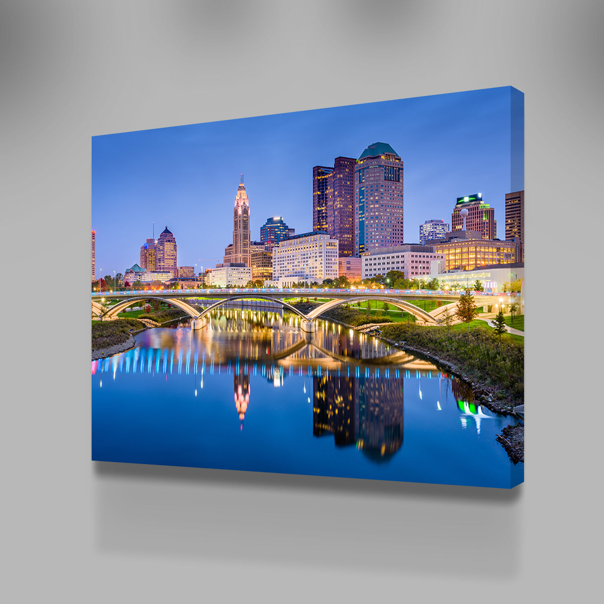 Columbus Skyline Wall Art