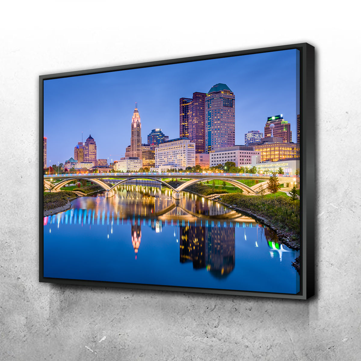 Columbus Skyline Wall Art