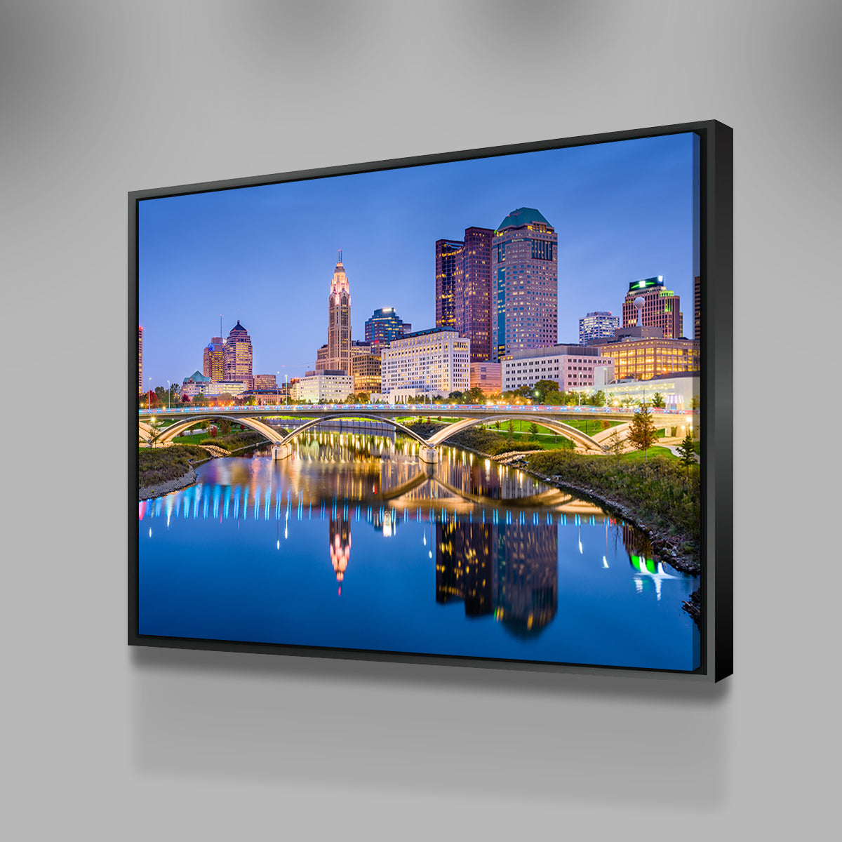 Columbus Skyline Wall Art