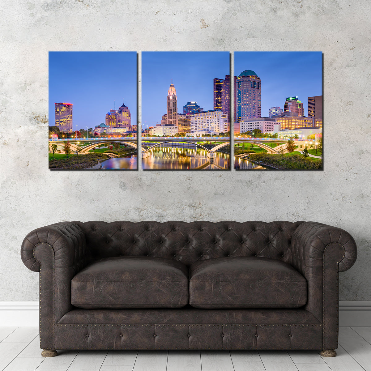 Columbus Skyline Wall Art