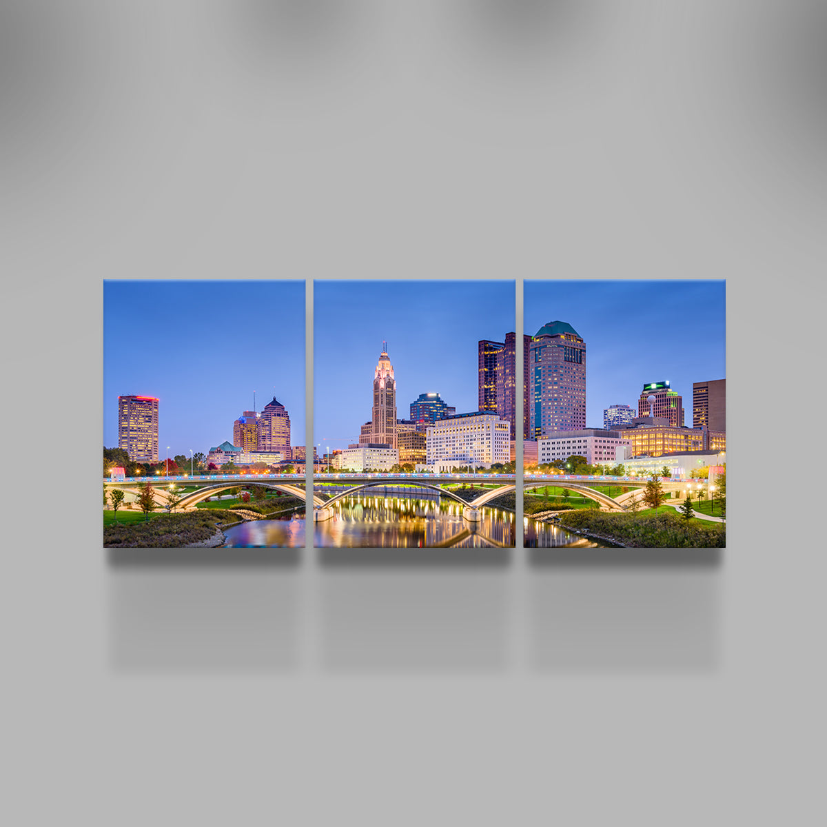 Columbus Skyline Wall Art