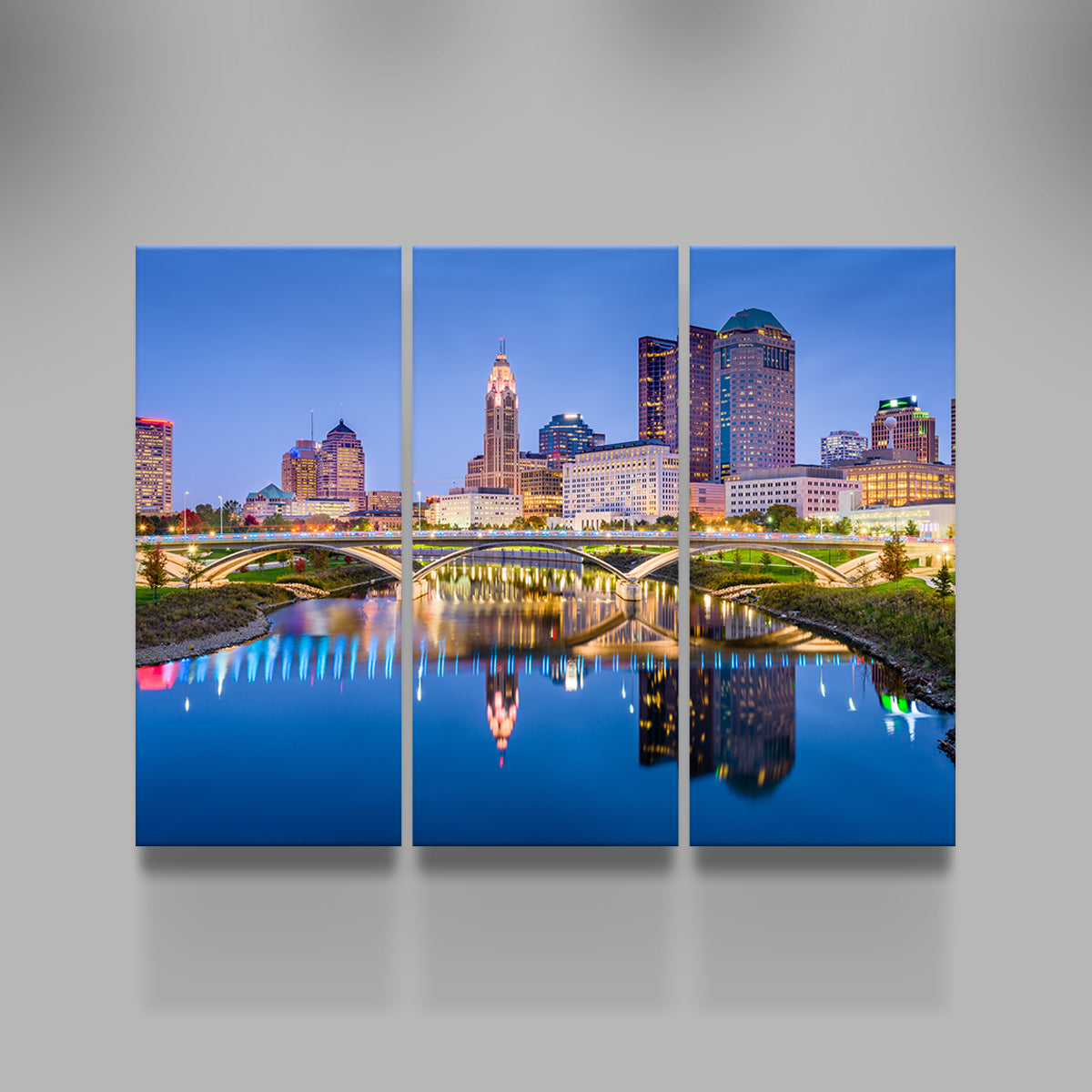 Columbus Skyline Wall Art