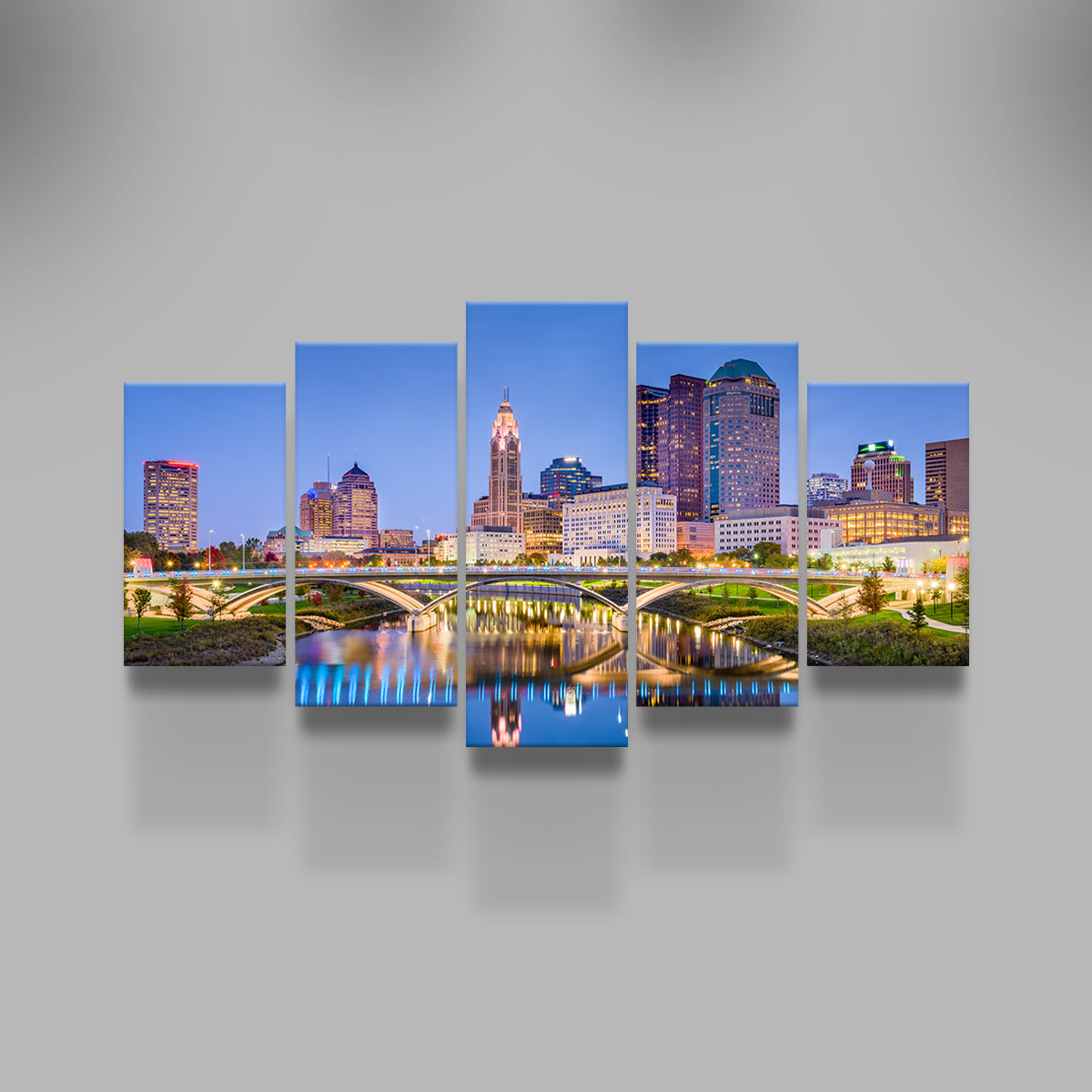 Columbus Skyline Wall Art