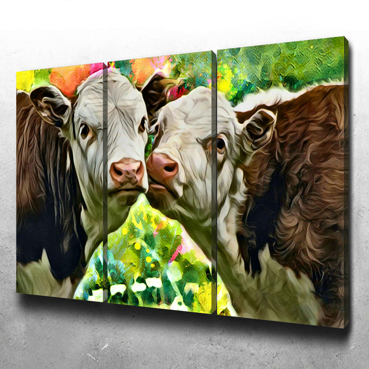 Cows Abstract Wall Art