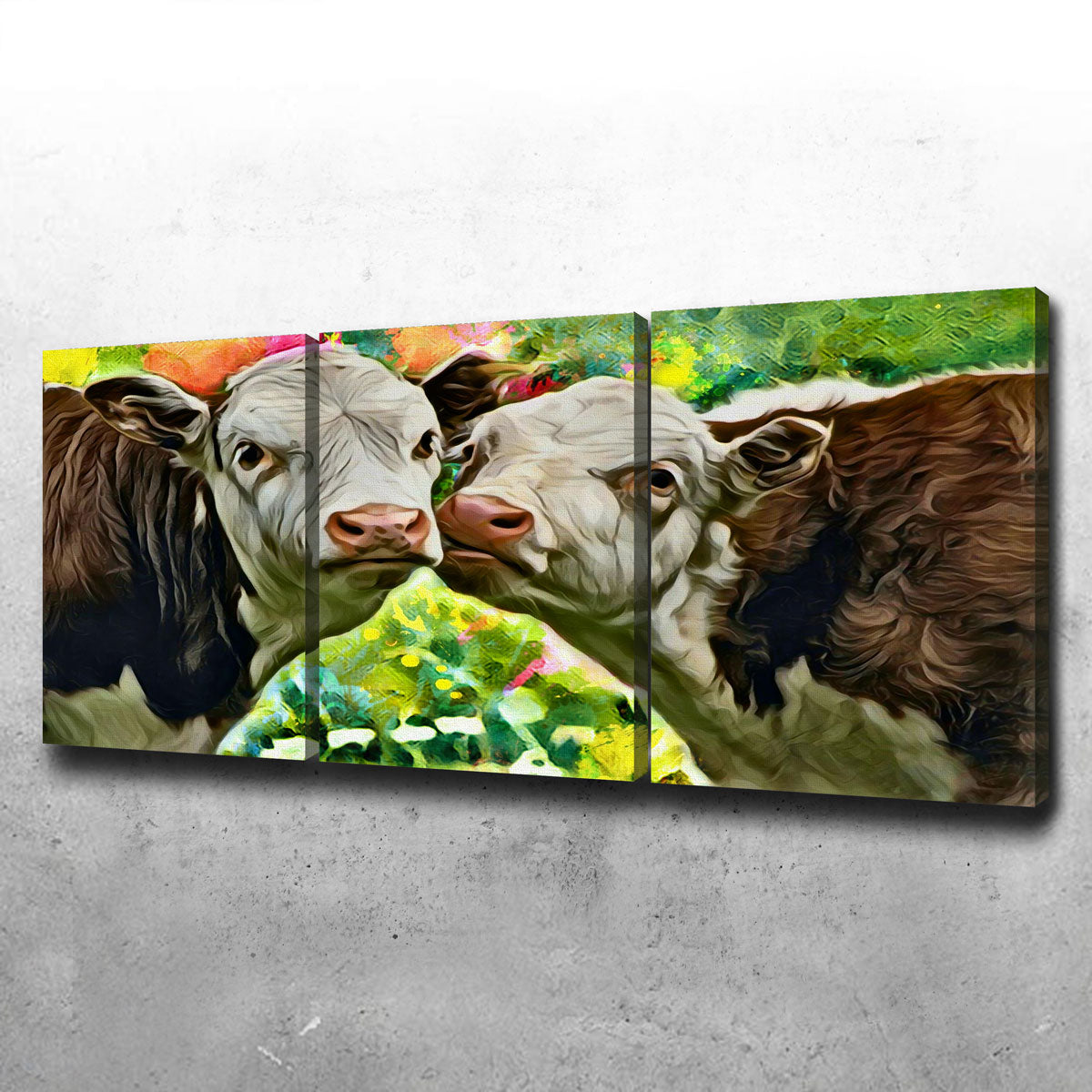 Cows Abstract Wall Art