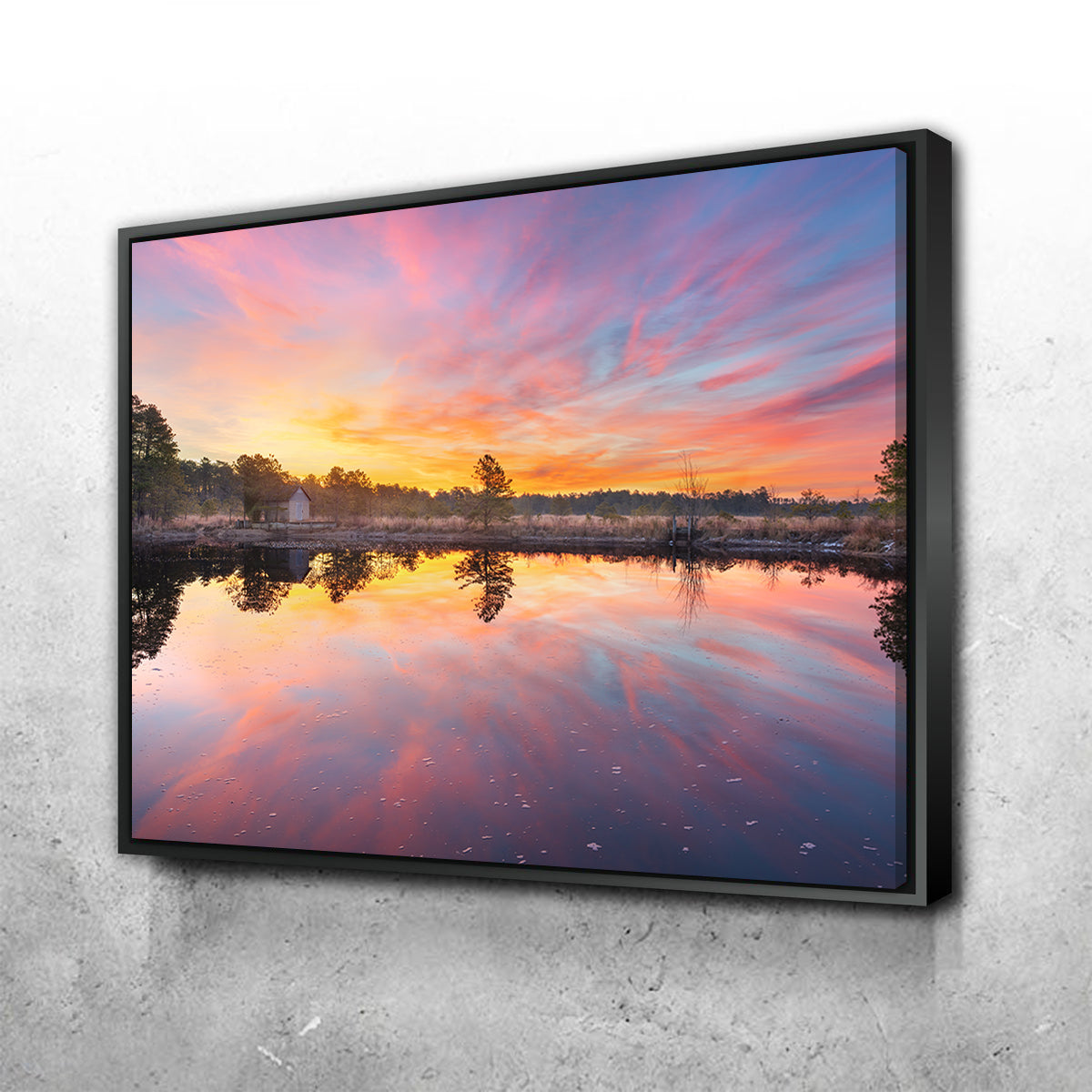 Cranberry Bog Sunrise Big Skies Wall Art