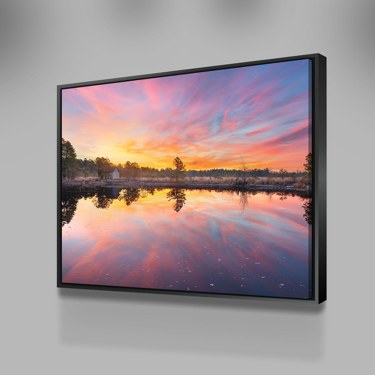 Cranberry Bog Sunrise Big Skies Wall Art