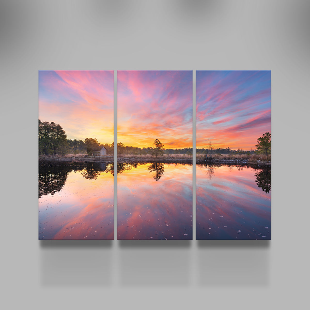 Cranberry Bog Sunrise Big Skies Wall Art