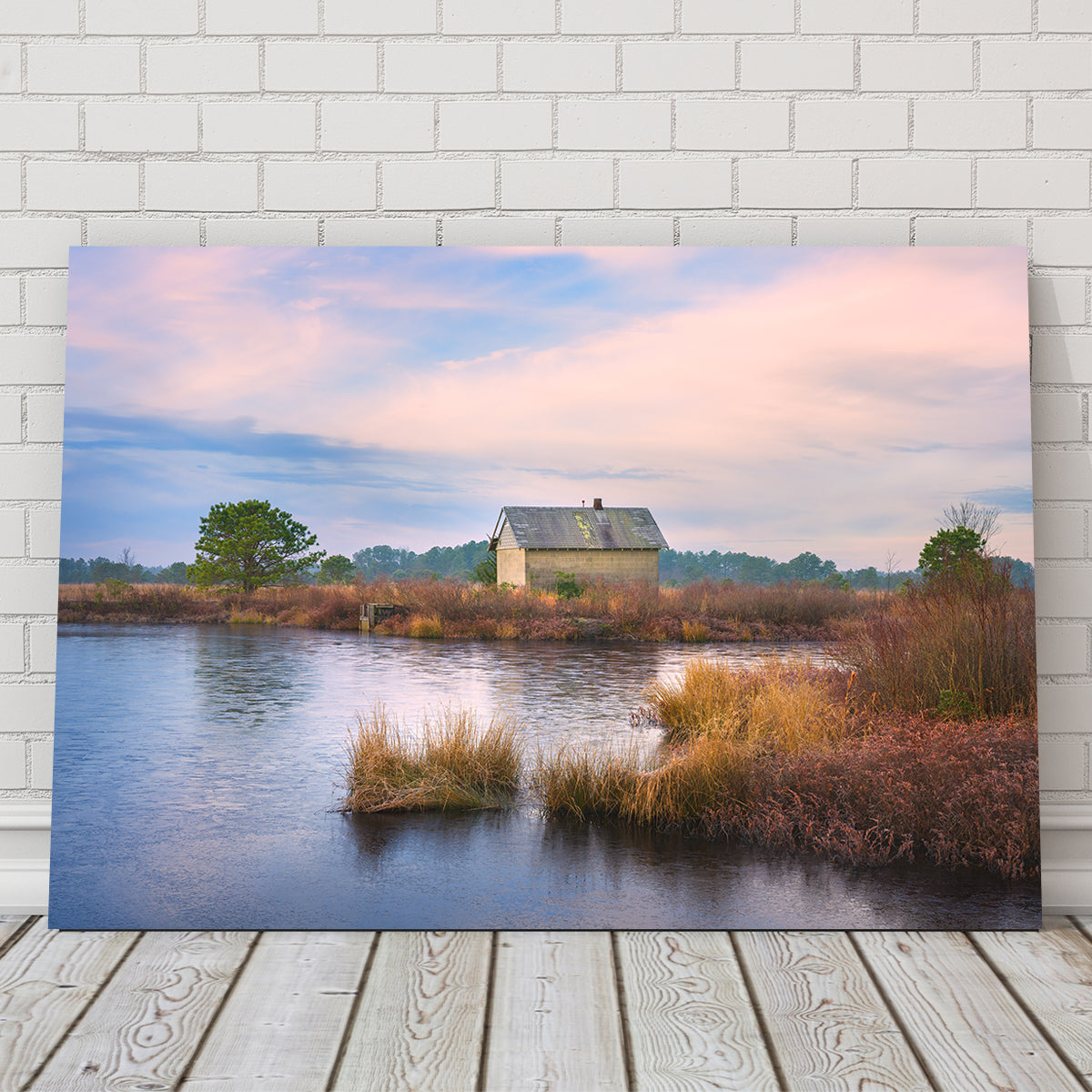 Cranberry Bog Winter Transition Wall Art