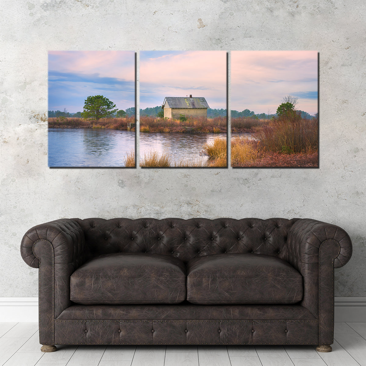 Cranberry Bog Winter Transition Wall Art