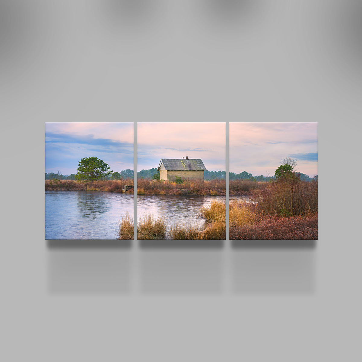 Cranberry Bog Winter Transition Wall Art