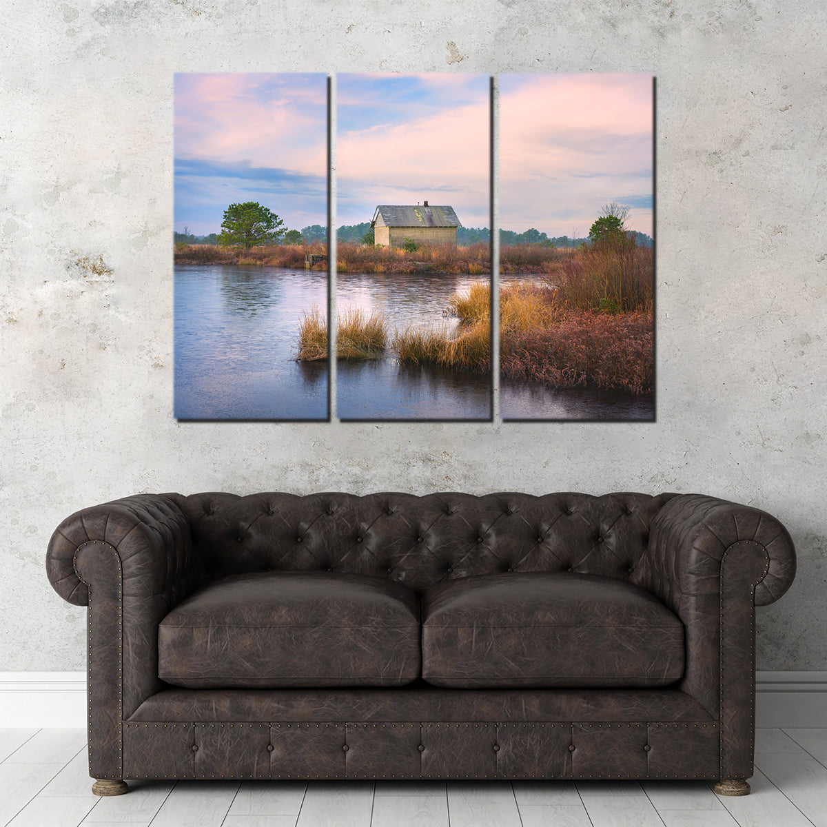 Cranberry Bog Winter Transition Wall Art