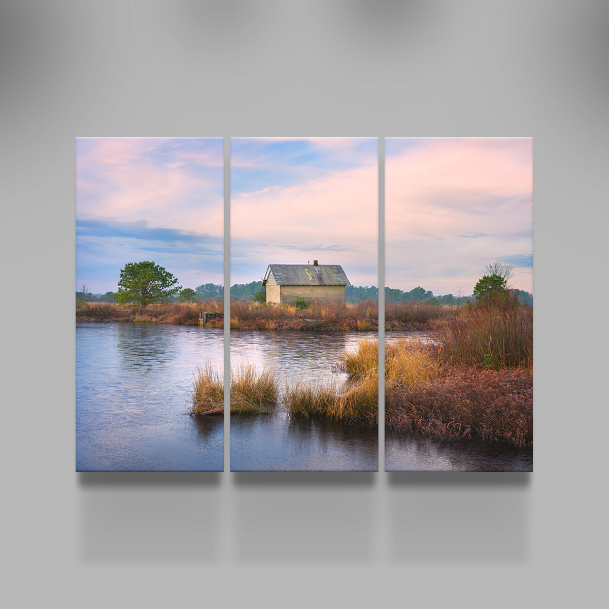 Cranberry Bog Winter Transition Wall Art
