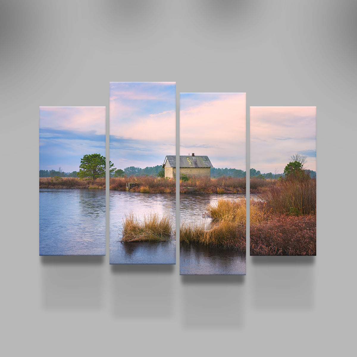 Cranberry Bog Winter Transition Wall Art