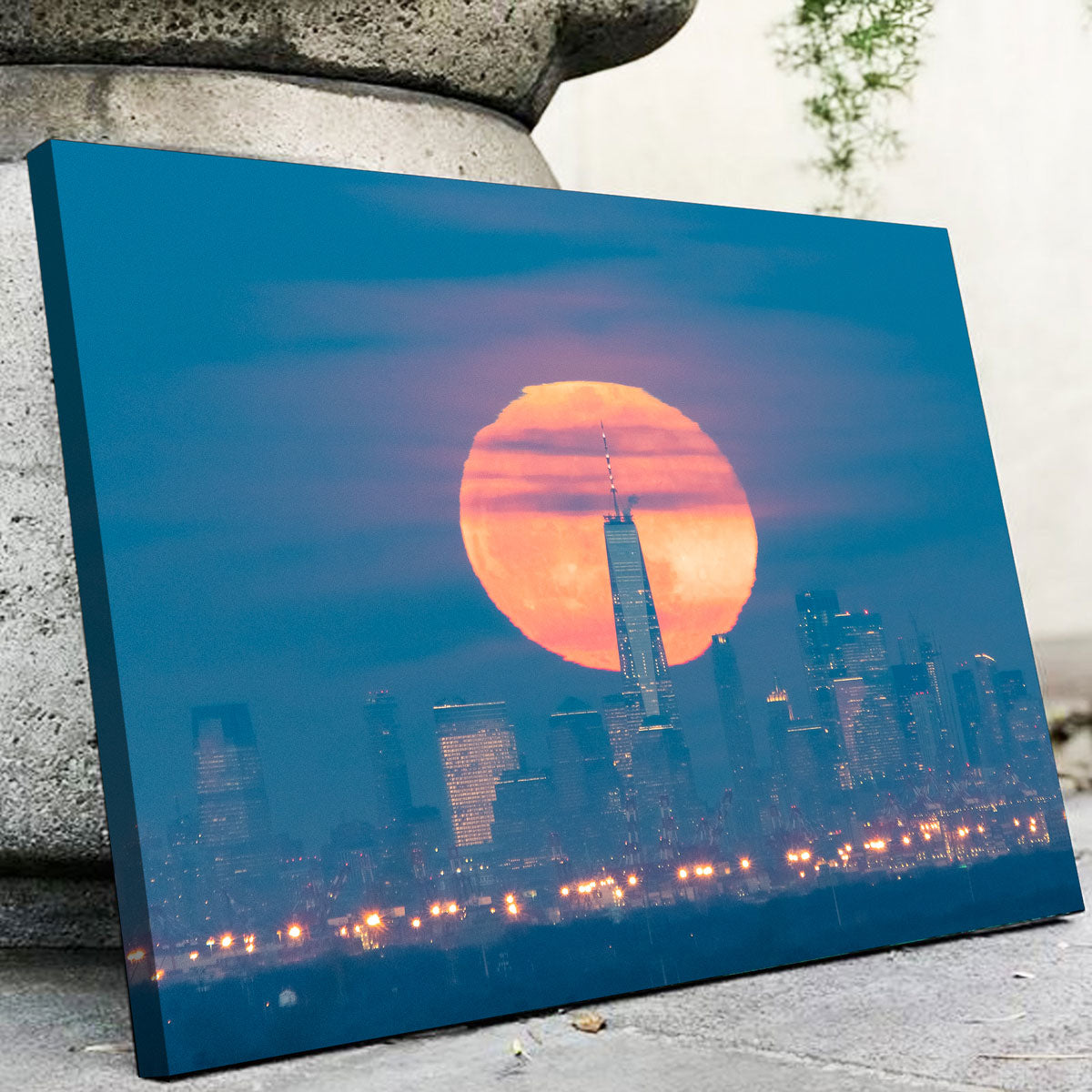 New York Sun Skyline Wall Art