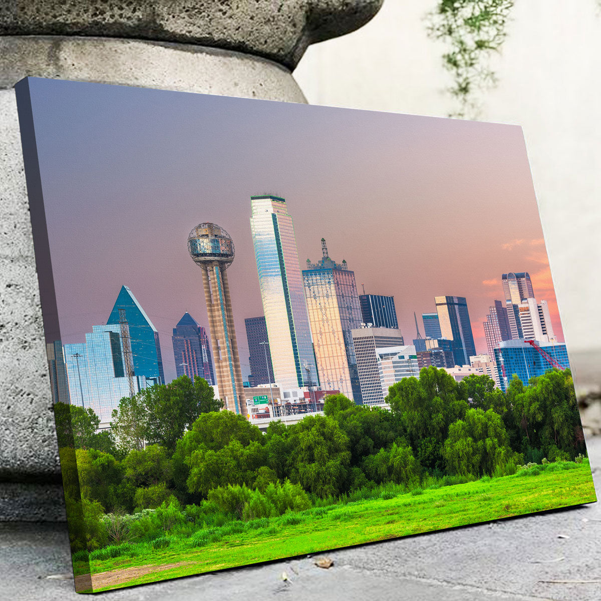 Dallas Skyline Wall Art