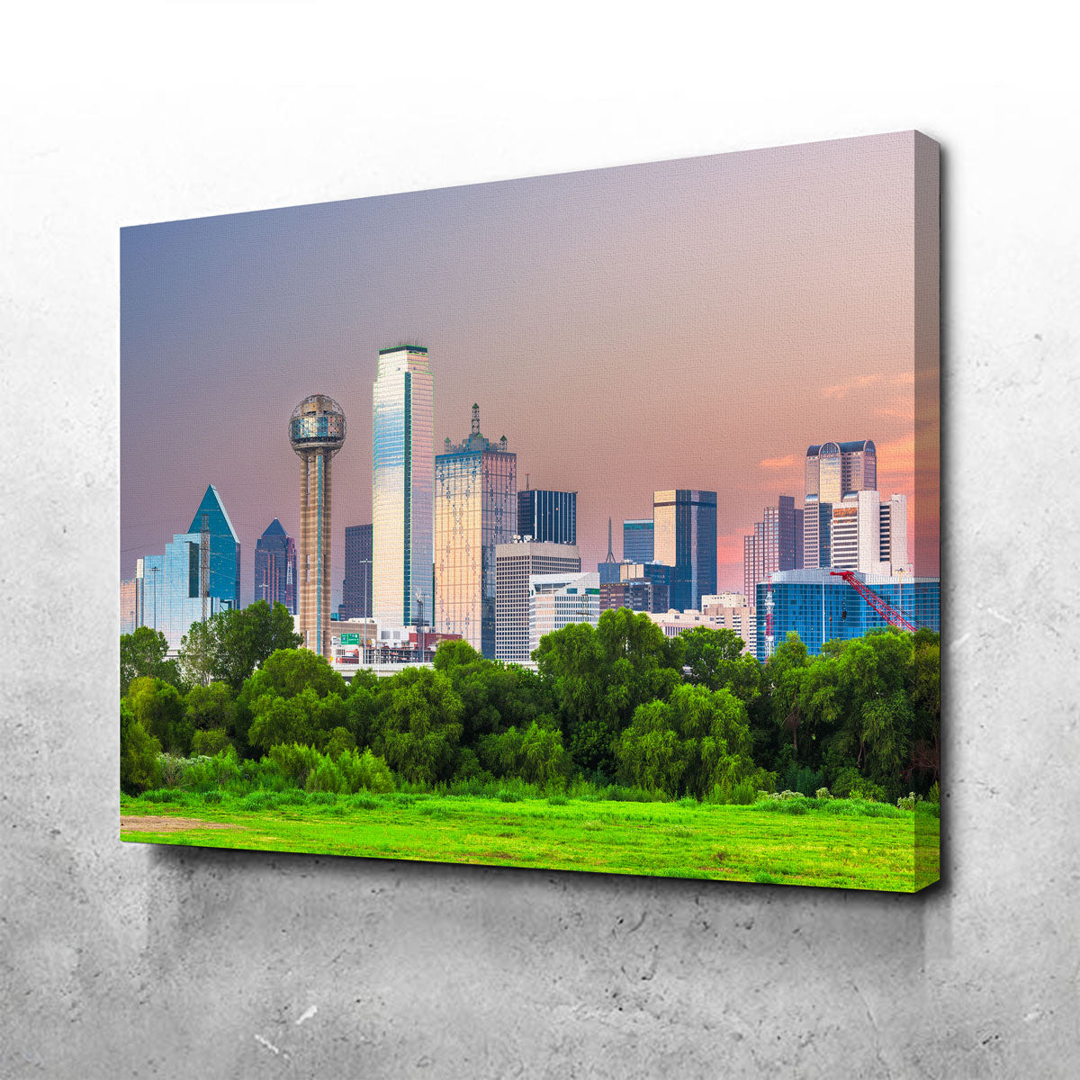 Dallas Skyline Wall Art