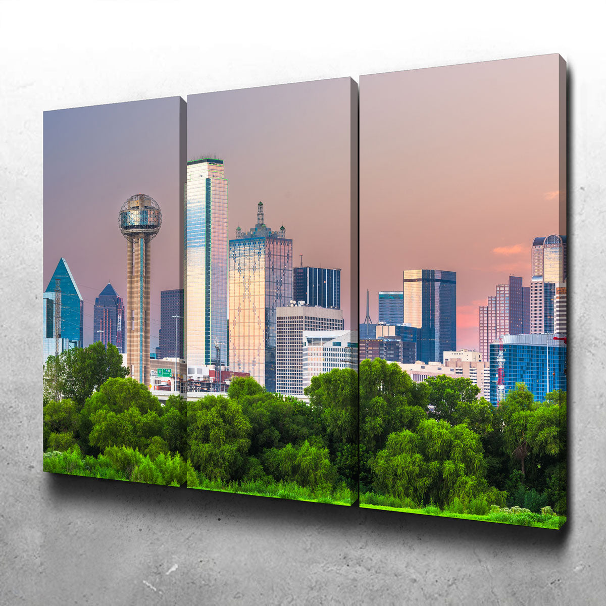 Dallas Skyline Wall Art