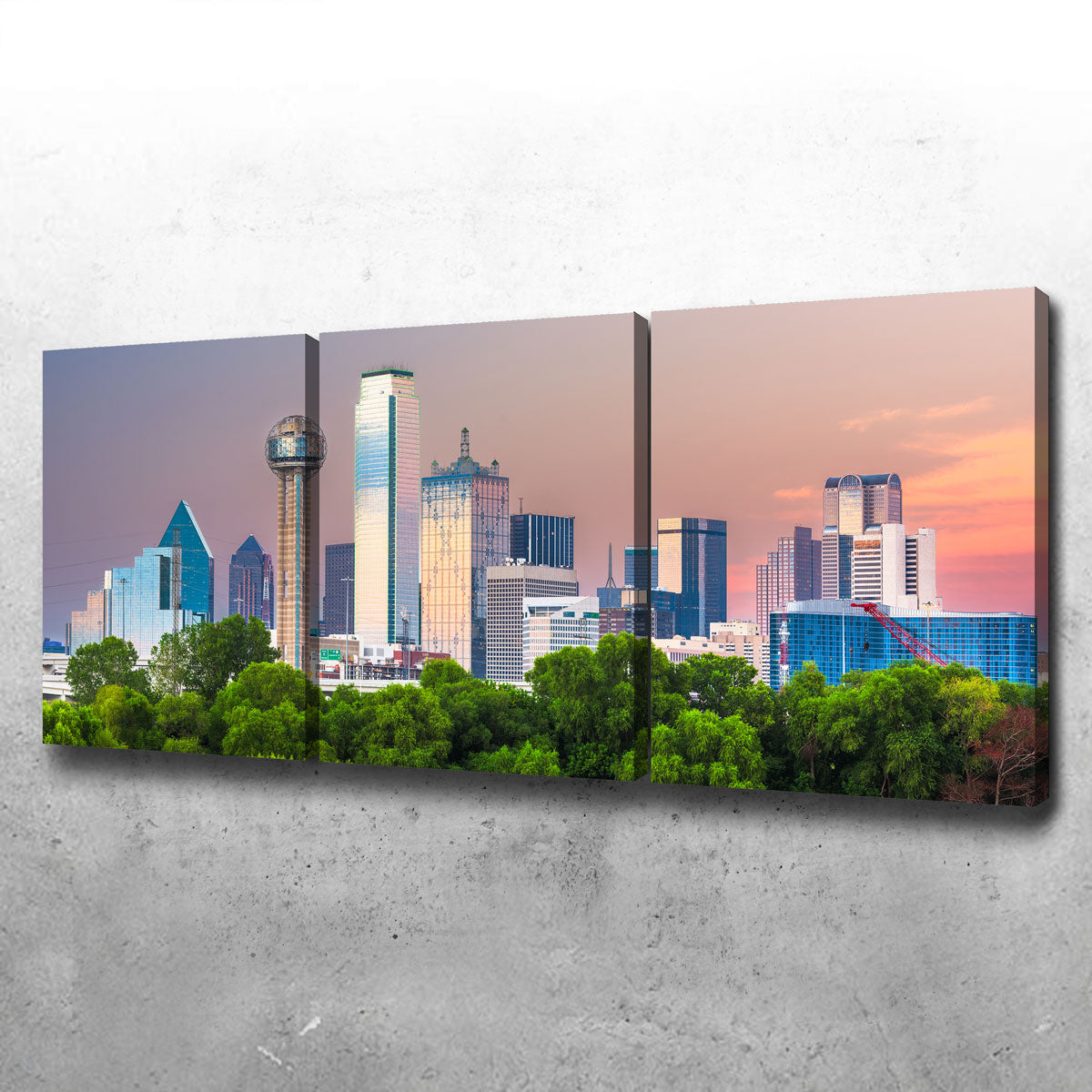 Dallas Skyline Wall Art