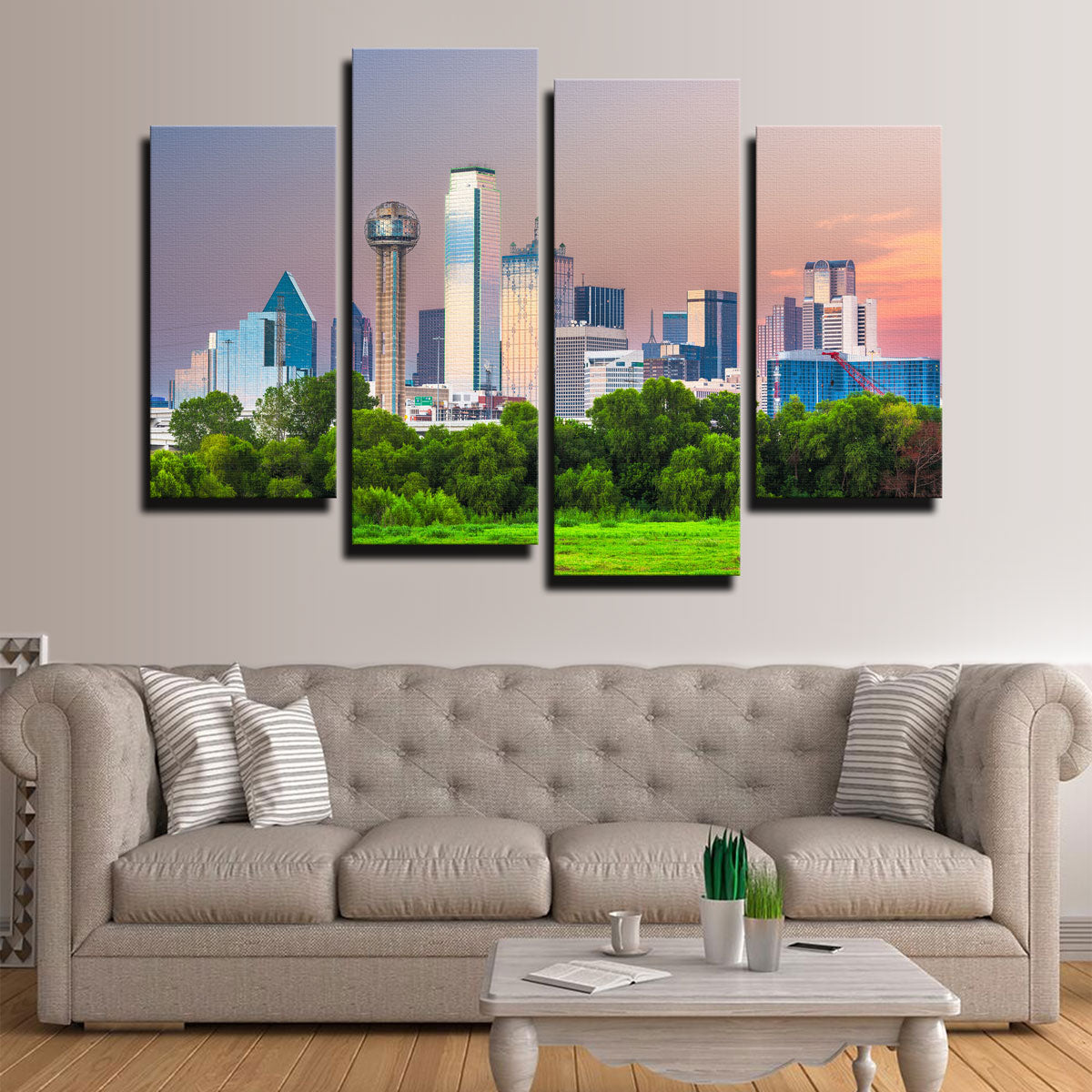 Dallas Skyline Wall Art