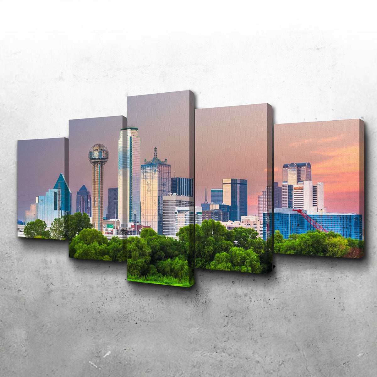 Dallas Skyline Wall Art