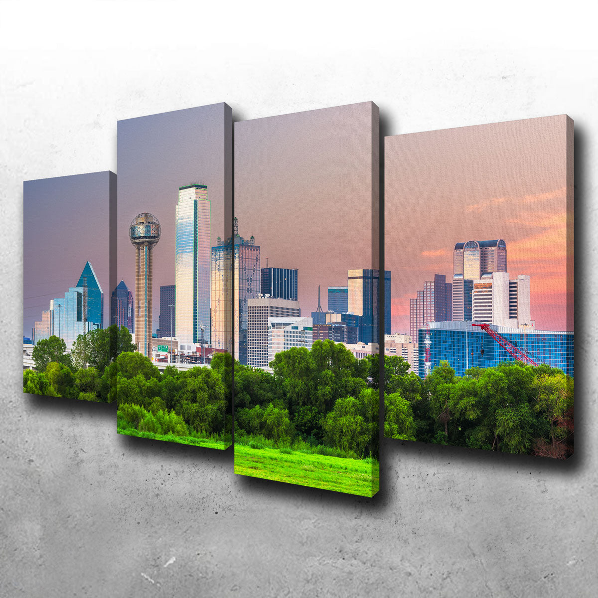 Dallas Skyline Wall Art
