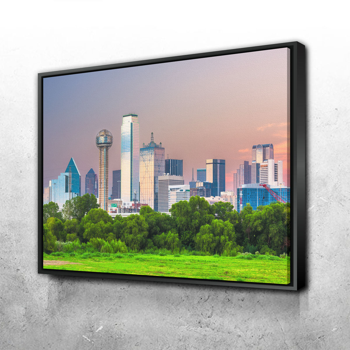 Dallas Skyline Wall Art