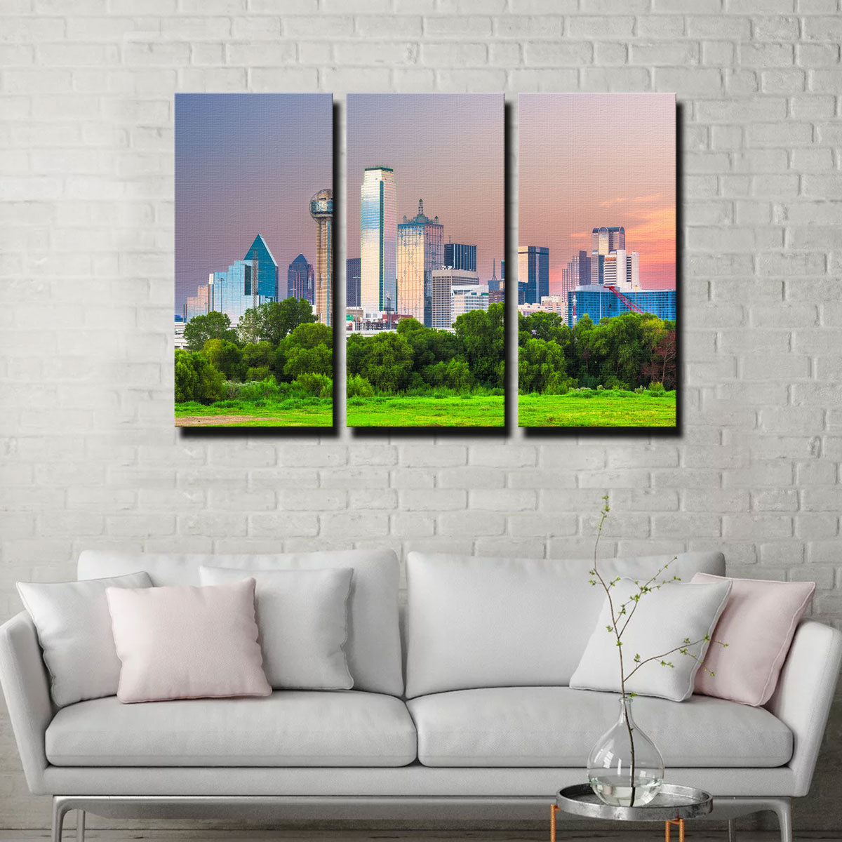 Dallas Skyline Wall Art