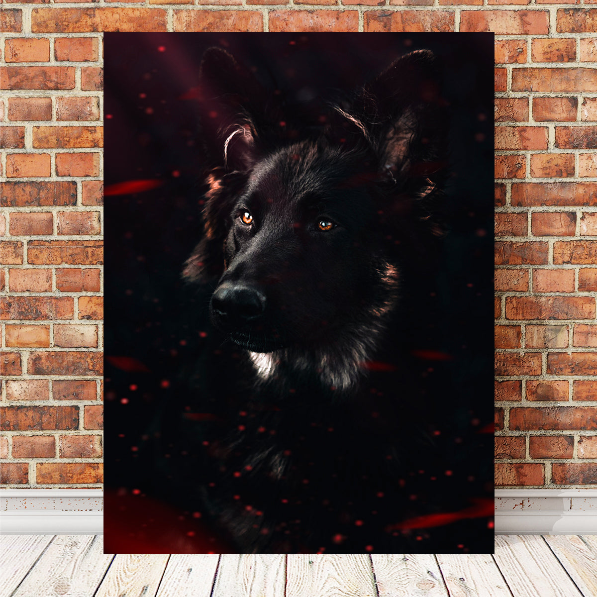 Dark Dog Wall Art