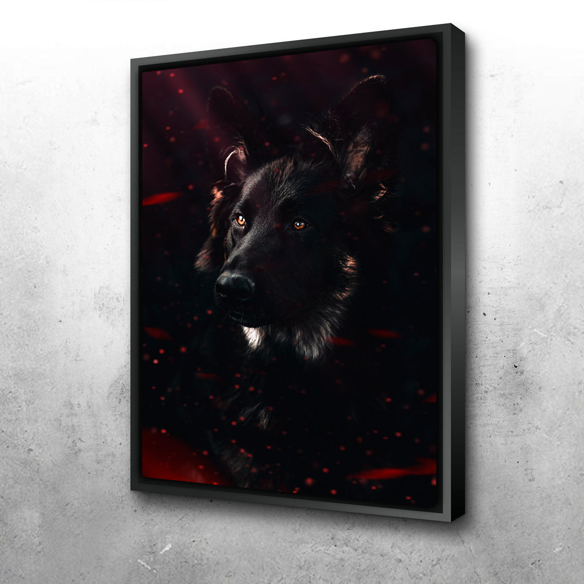Dark Dog Wall Art