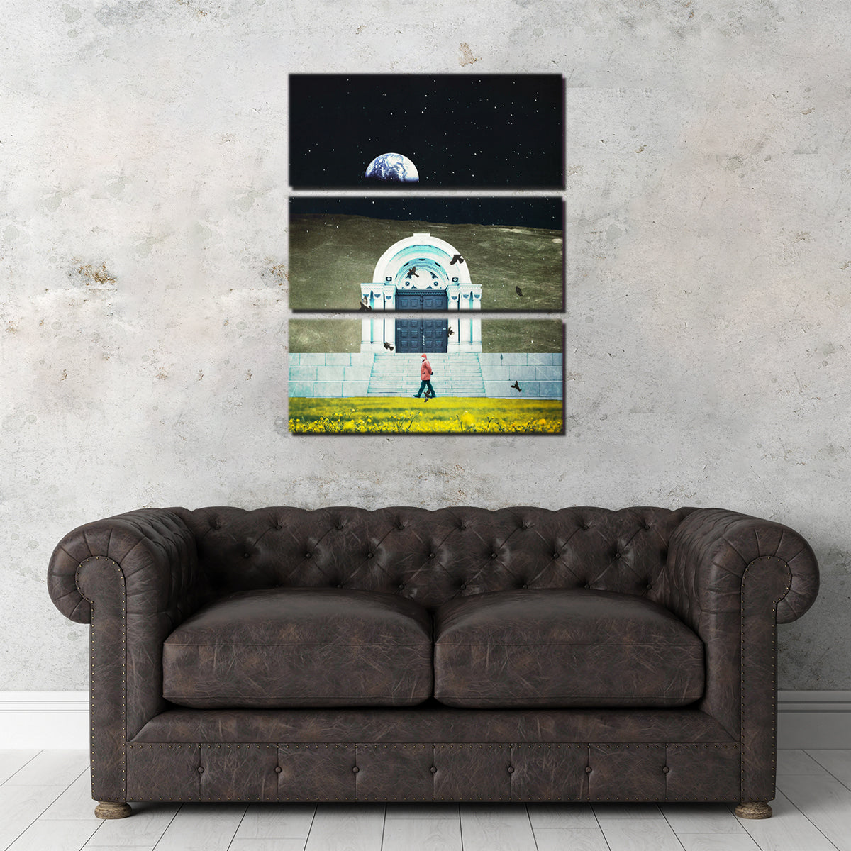 Day Night Stroll Gate Wall Art
