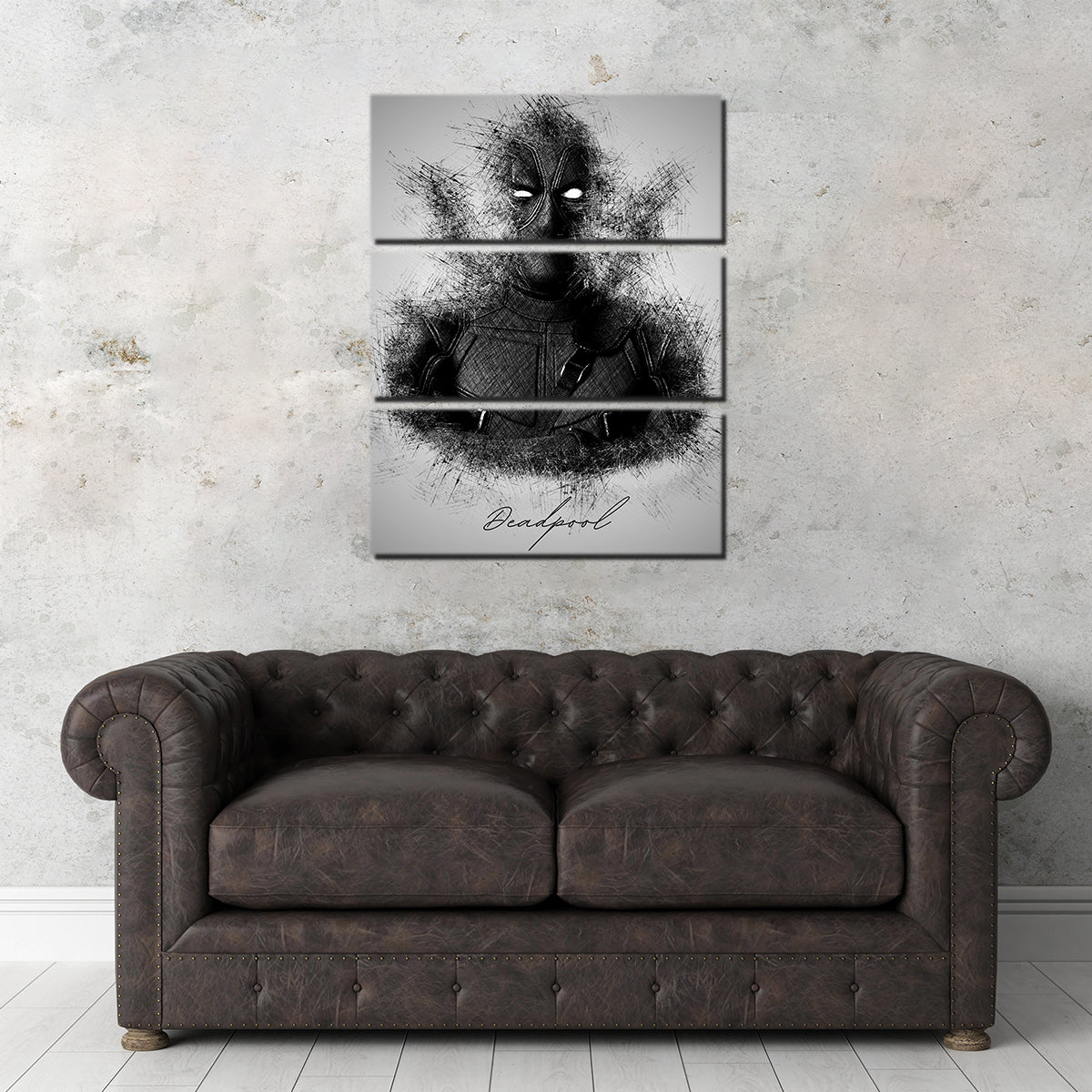 DeadPool Sketch Wall Art