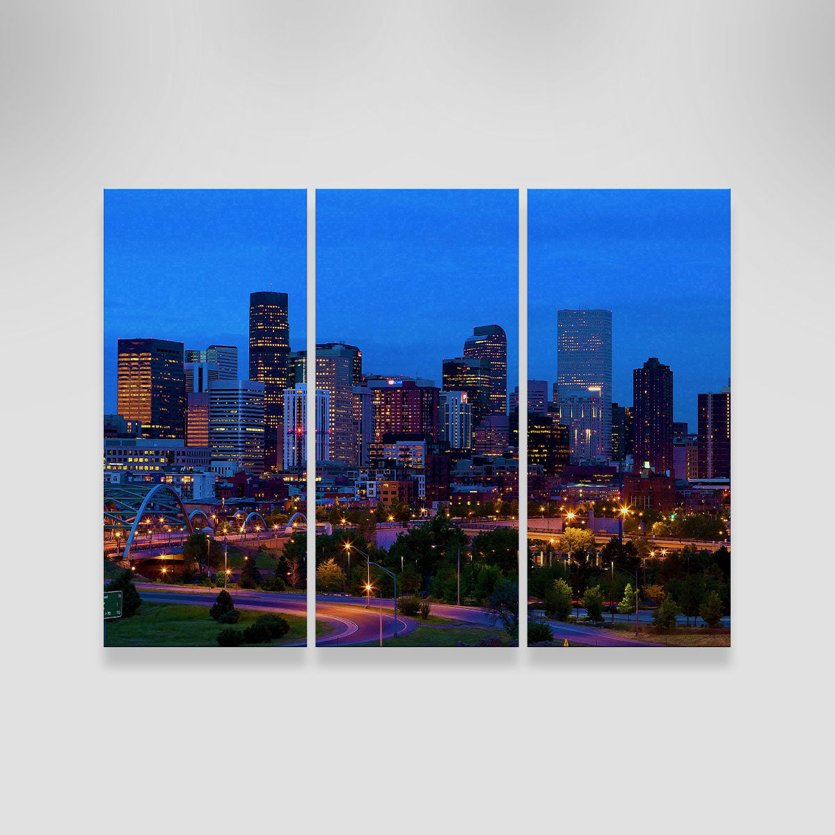 Denver Skyline Wall Art