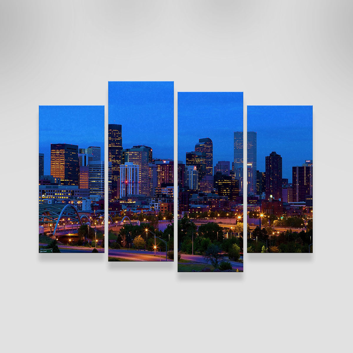 Denver Skyline Wall Art