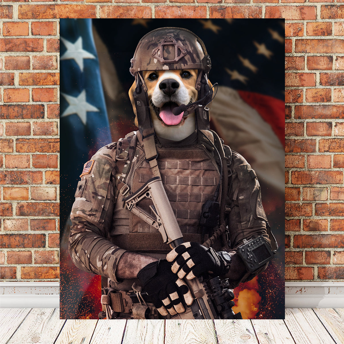Dog Soldier Wall Art