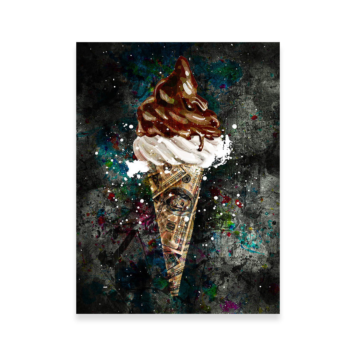 Dollar Cone Canvas Art Wall Art