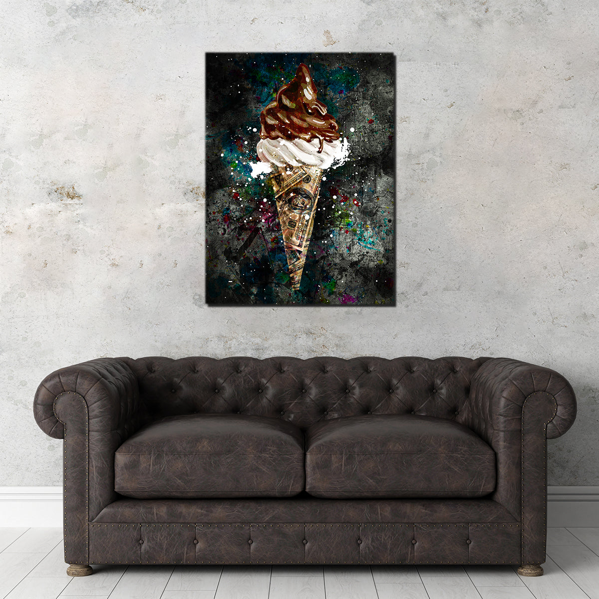 Dollar Cone Canvas Art Wall Art