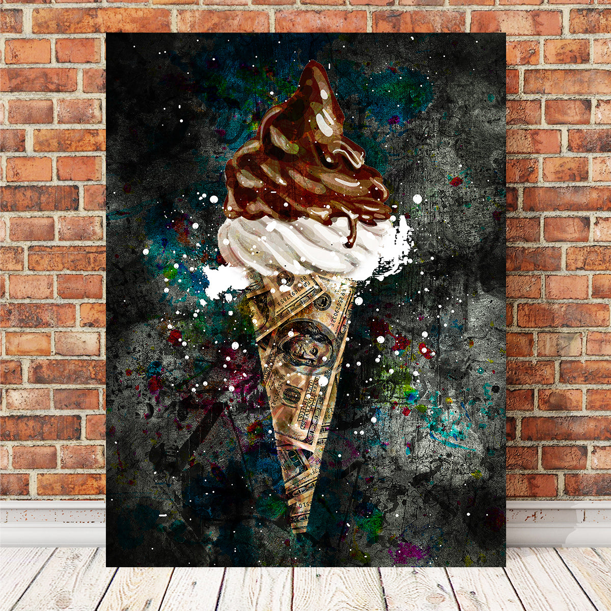 Dollar Cone Canvas Art Wall Art