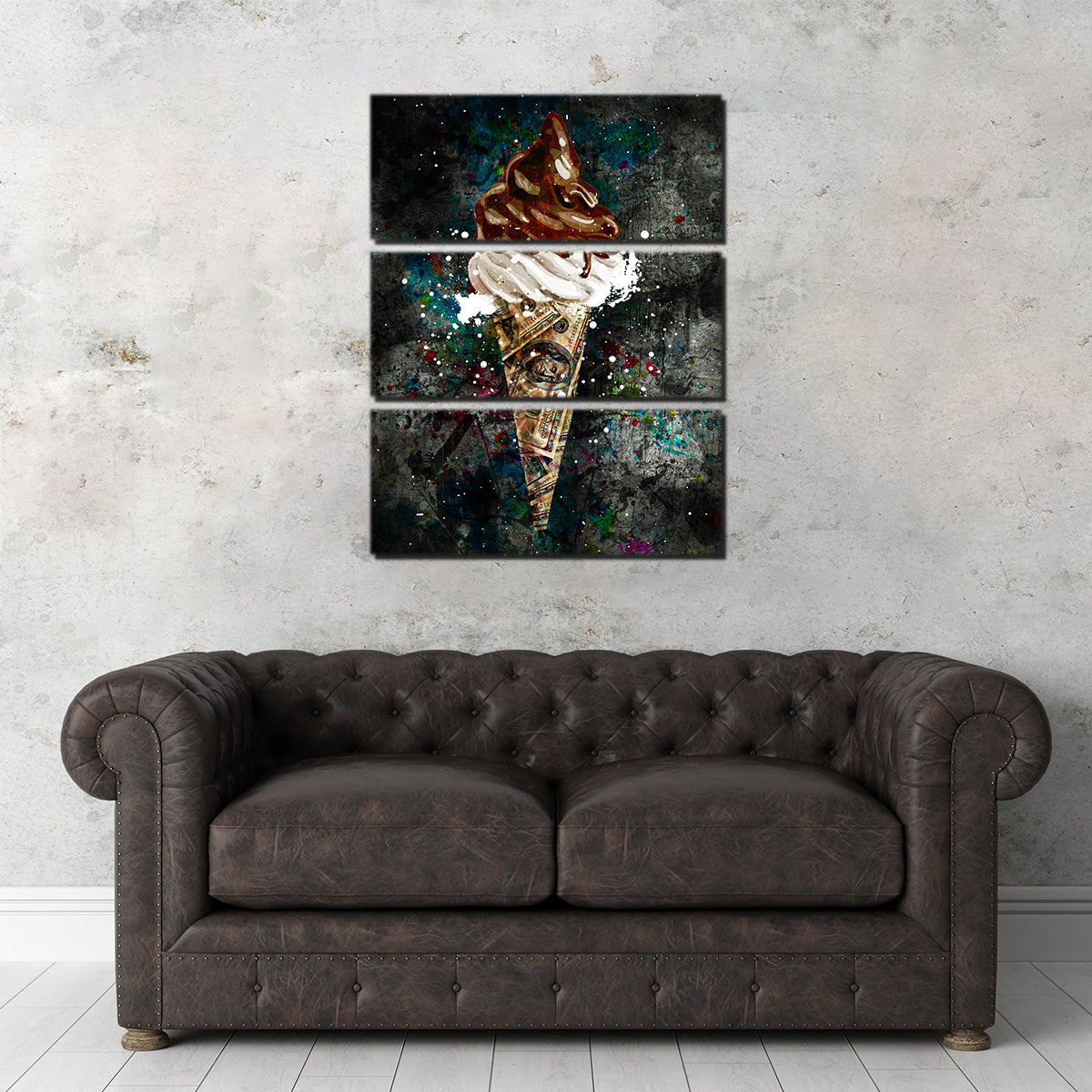 Dollar Cone Canvas Art Wall Art