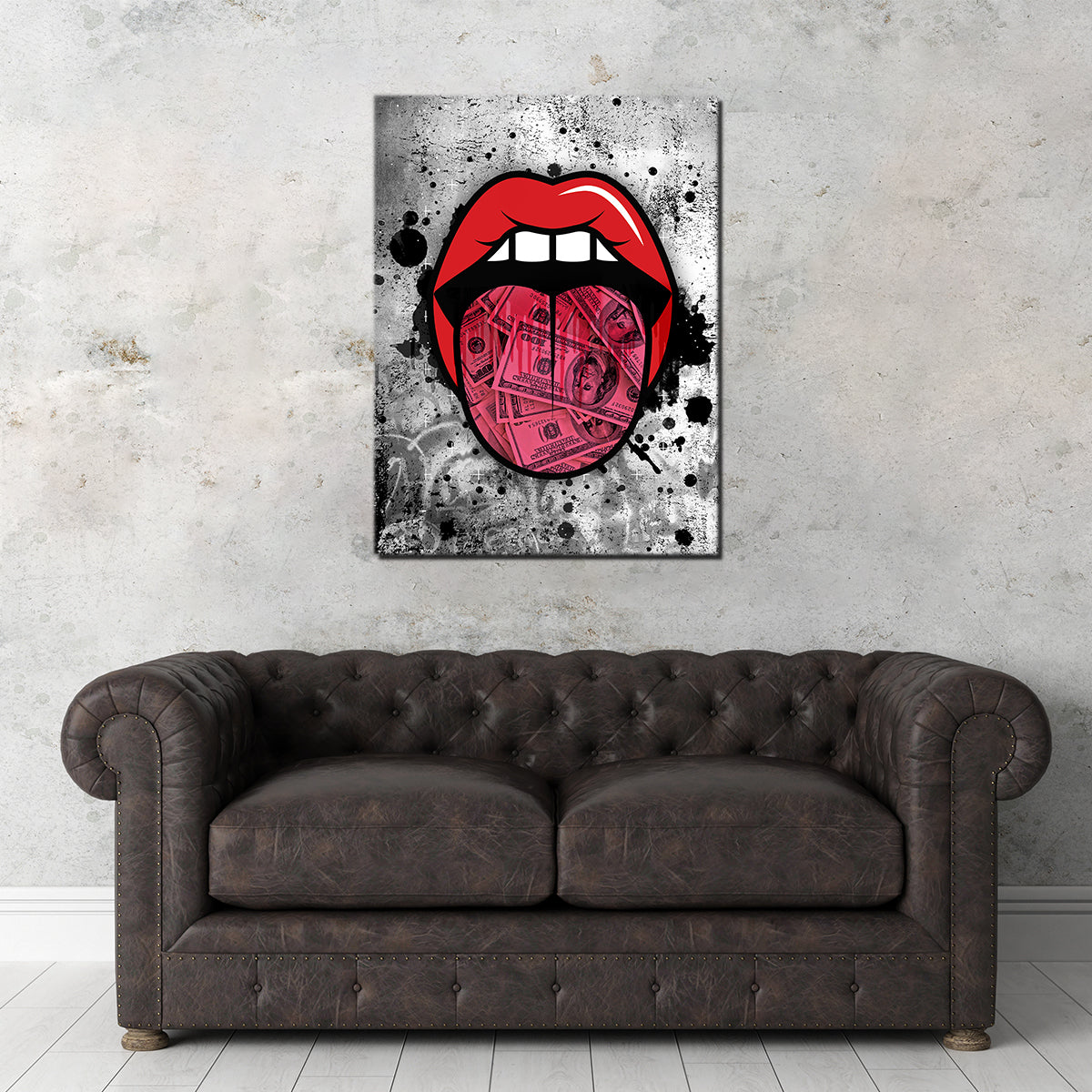 Dollar Tongue Canvas Art Wall Art