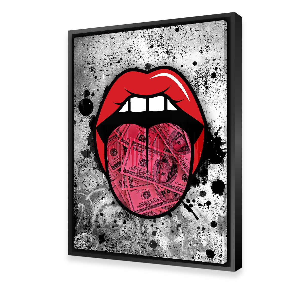 Dollar Tongue Canvas Art Wall Art