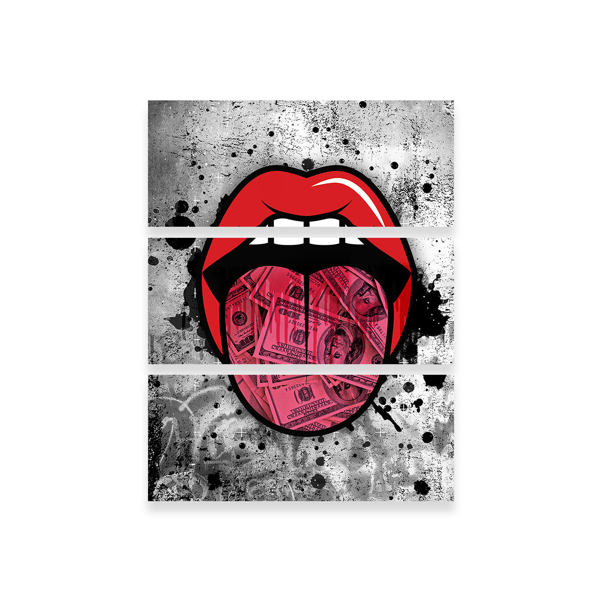 Dollar Tongue Canvas Art Wall Art